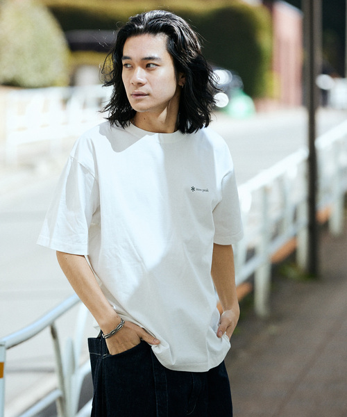 Snow Peak(スノーピーク)の「SNOW PEAK × JOURNAL STANDARD / 別注 UCCP Flat Burner Tshirt(Tシャツ/カットソー・メンズ・ホワイト/ライトグレー・X-LARGE/LARGE/MEDIUM)」の18枚目の写真