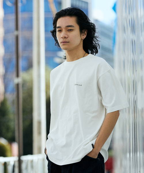 Snow Peak(スノーピーク)の「SNOW PEAK × JOURNAL STANDARD / 別注 UCCP Flat Burner Tshirt(Tシャツ/カットソー・メンズ・ホワイト/ライトグレー・X-LARGE/LARGE/MEDIUM)」の19枚目の写真