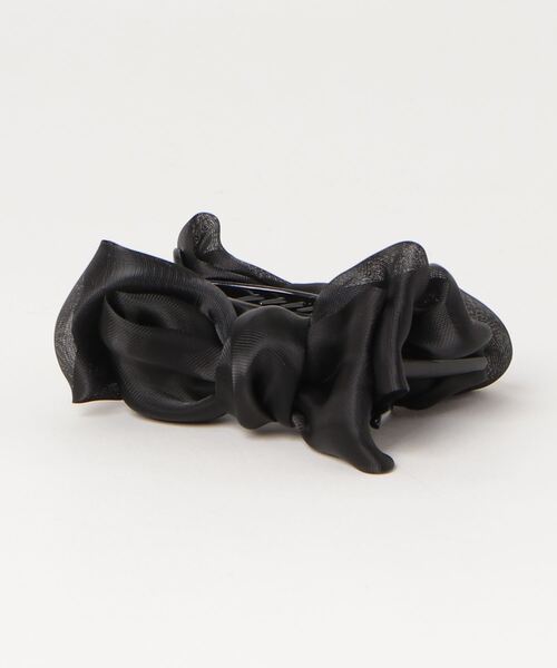 RUBY AND YOU（ルビーアンドユー）の「［select］リボンヘアクリップ（バレッタ/ヘアクリップ・レディース・ブラック/アイボリー・FREE）」の5枚目の写真