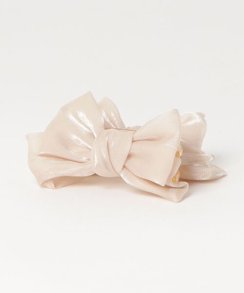 RUBY AND YOU（ルビーアンドユー）の「［select］リボンヘアクリップ（バレッタ/ヘアクリップ・レディース・ブラック/アイボリー・FREE）」の7枚目の写真