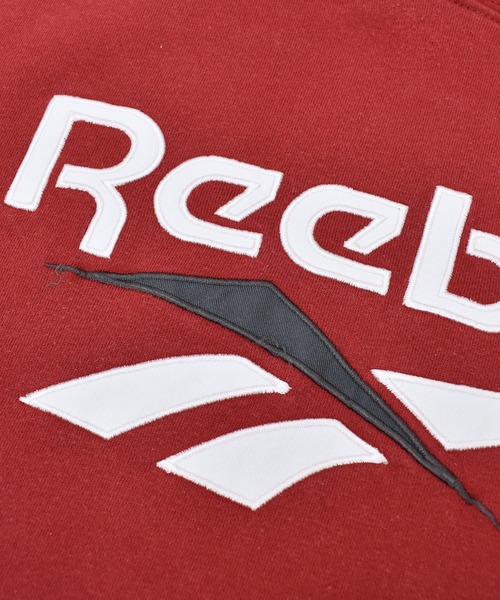 リーボック プルオーバー パーカー ロゴ刺繍 古着 レディース vintage ヴィンテージ古着】Reebok / リーボック ロゴ スウェット プルオーバー
