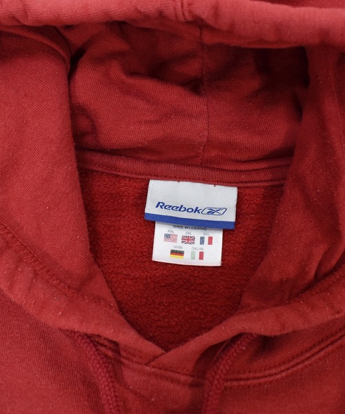 リーボック プルオーバー パーカー ロゴ刺繍 古着 レディース vintage ヴィンテージ古着】Reebok / リーボック ロゴ スウェット プルオーバー