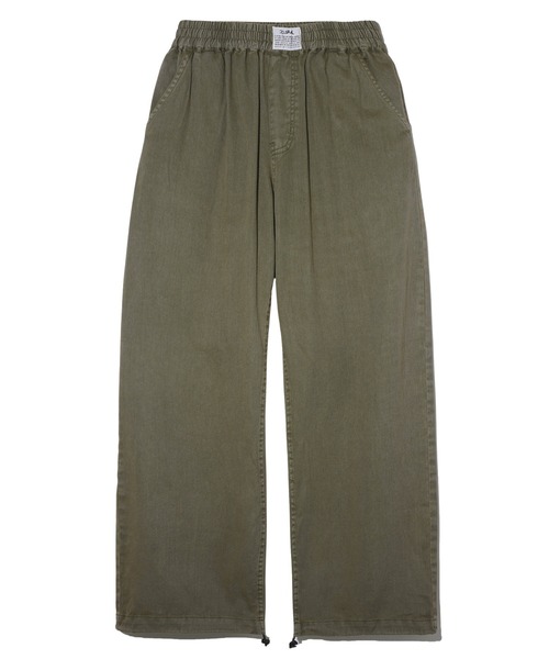 X-girl(エックスガール)の「PIGMENT DYED EASY PANTS(その他パンツ・レディース・ブラック/オリーブ/レッド・XS/S/M)」の12枚目の写真