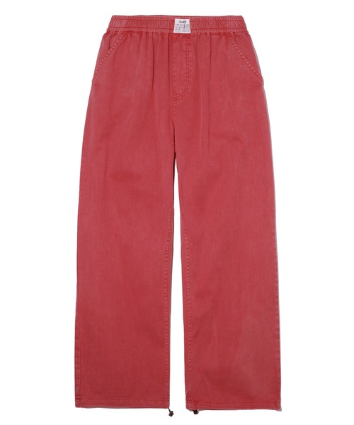 X-girl(エックスガール)の「PIGMENT DYED EASY PANTS(その他パンツ・レディース・ブラック/オリーブ/レッド・XS/S/M)」の13枚目の写真