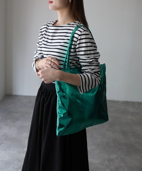 Riberry（リベリー）の「メタリックトートバッグ（トートバッグ・レディース・シルバー/ブルー/グリーン/オレンジ/ゴールド・FREE）」の18枚目の写真