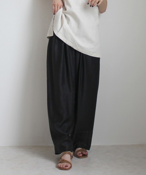SELECT LEVERY(セレクトリベリー)の「綺麗めサーカスパンツ(その他パンツ・レディース・ホワイト/ライトブルー/ブラック/グレー/カーキ/ベージュ/グレー系その他・MEDIUM/LARGE/X-LARGE/SMALL)」の1枚目の写真