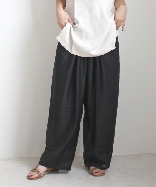 SELECT LEVERY(セレクトリベリー)の「綺麗めサーカスパンツ(その他パンツ・レディース・ホワイト/ライトブルー/ブラック/グレー/カーキ/ベージュ/グレー系その他・MEDIUM/LARGE/X-LARGE/SMALL)」の8枚目の写真