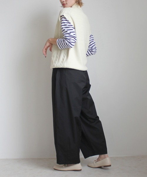 SELECT LEVERY(セレクトリベリー)の「綺麗めサーカスパンツ(その他パンツ・レディース・ホワイト/ライトブルー/ブラック/グレー/カーキ/ベージュ/グレー系その他・MEDIUM/LARGE/X-LARGE/SMALL)」の9枚目の写真