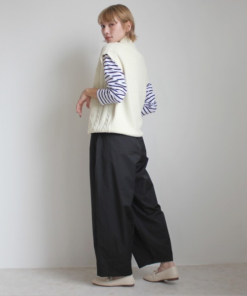 SELECT LEVERY(セレクトリベリー)の「綺麗めサーカスパンツ(その他パンツ・レディース・ホワイト/ライトブルー/ブラック/グレー/カーキ/ベージュ/グレー系その他・MEDIUM/LARGE/X-LARGE/SMALL)」の10枚目の写真