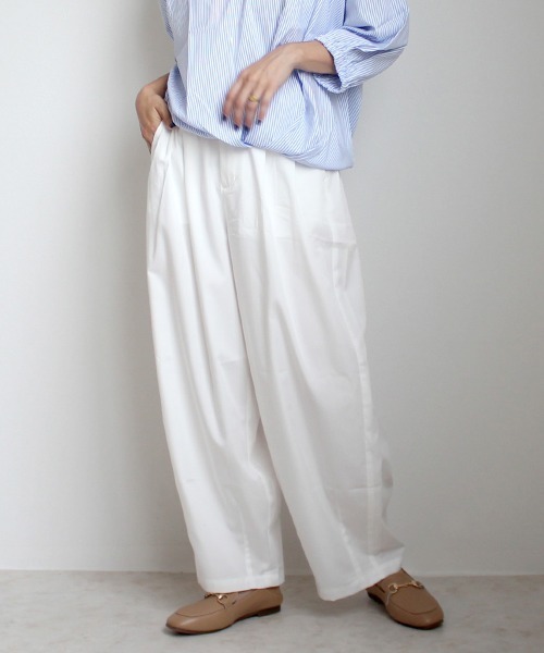 SELECT LEVERY(セレクトリベリー)の「綺麗めサーカスパンツ(その他パンツ・レディース・ホワイト/ライトブルー/ブラック/グレー/カーキ/ベージュ/グレー系その他・MEDIUM/LARGE/X-LARGE/SMALL)」の11枚目の写真