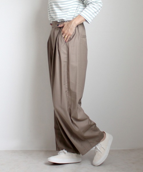 SELECT LEVERY(セレクトリベリー)の「綺麗めサーカスパンツ(その他パンツ・レディース・ホワイト/ライトブルー/ブラック/グレー/カーキ/ベージュ/グレー系その他・MEDIUM/LARGE/X-LARGE/SMALL)」の15枚目の写真