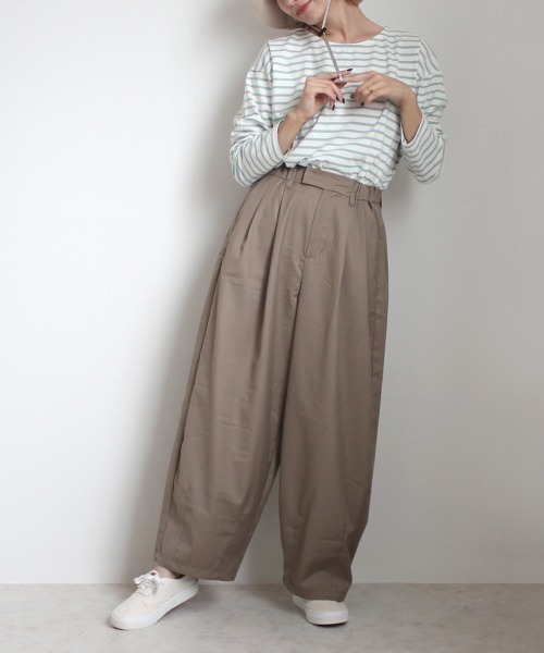 SELECT LEVERY(セレクトリベリー)の「綺麗めサーカスパンツ(その他パンツ・レディース・ホワイト/ライトブルー/ブラック/グレー/カーキ/ベージュ/グレー系その他・MEDIUM/LARGE/X-LARGE/SMALL)」の16枚目の写真