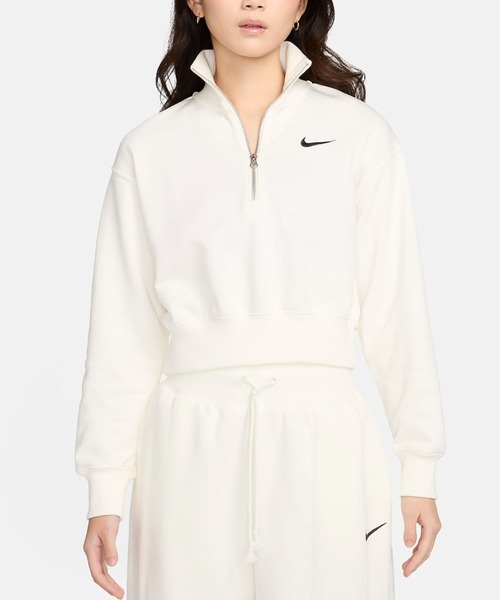 NIKE（ナイキ）の「NIKE WMNS NSW PHNX FLC FT QZ L/S CROP TO FZ7202