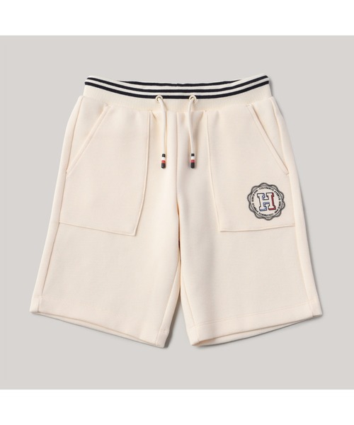 BOYS モノタイプアーチHシールスウェットショートパンツ