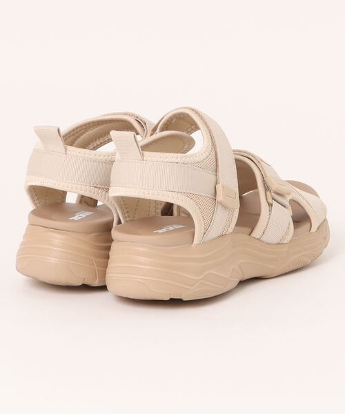 moz(モズ)の「厚底スポーツサンダル(サンダル・レディース・ベージュ/ブラックミックス/ブラック・M/S/LL/L)」の4枚目の写真