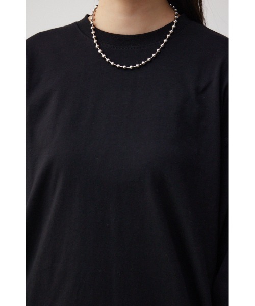 AZUL by moussy（アズールバイマウジー）の「スリーブタックロンT（Tシャツ/カットソー・レディース・ホワイト/ブルー/ブラック・FREE）」の16枚目の写真