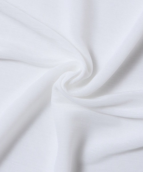 hunch(ハンチ)の「【WEB限定/別注】シアー 半袖Tシャツ(Tシャツ/カットソー・レディース・ブラック/ダークオリーブ/ホワイト・FREE)」の20枚目の写真