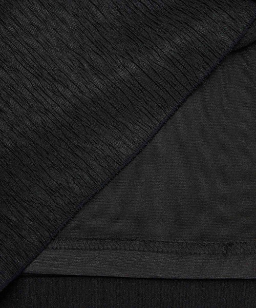 ROPE' PICNIC（ロペピクニック）の「イレギュラープリーツ微光沢スカート（スカート・レディース・ブラック/ベージュ系その他/サックスブルー・38/36）」の4枚目の写真