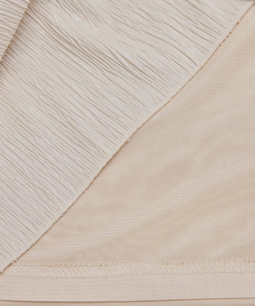 ROPE' PICNIC（ロペピクニック）の「イレギュラープリーツ微光沢スカート（スカート・レディース・ブラック/ベージュ系その他/サックスブルー・38/36）」の19枚目の写真