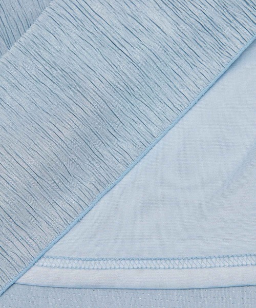 ROPE' PICNIC（ロペピクニック）の「イレギュラープリーツ微光沢スカート（スカート・レディース・ブラック/ベージュ系その他/サックスブルー・38/36）」の21枚目の写真