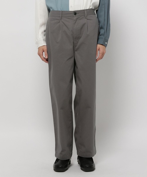 niko and...（ニコアンド）の「1タックライトコットンチノパンツ（チノパンツ・メンズ・ベージュ/グレー/アイボリー・LARGE/MEDIUM）」の17枚目の写真