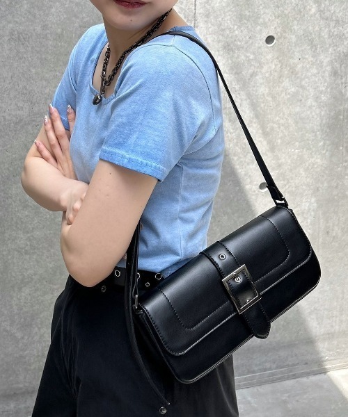 PAGEBOY(ページボーイ)の「アソートスクエアBAG(ハンドバッグ・レディース・ブラック/ブルー・FREE)」の2枚目の写真