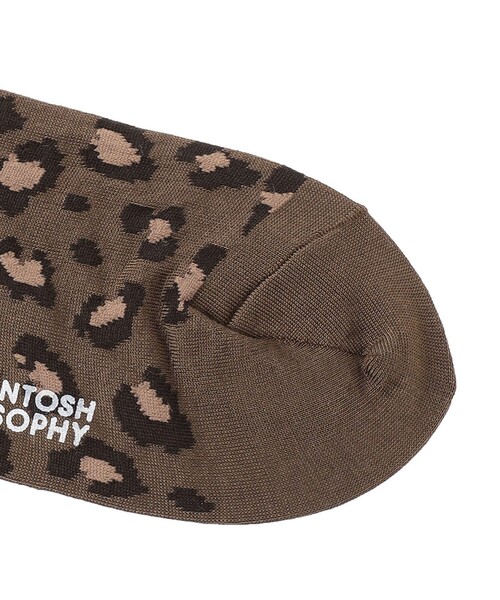MACKINTOSH PHILOSOPHY(マッキントッシュ フィロソフィー)の「【WEB&一部店舗限定】レオパード柄ソックス(ソックス/靴下・レディース・ブラウン/ベージュ・FREE)」の5枚目の写真
