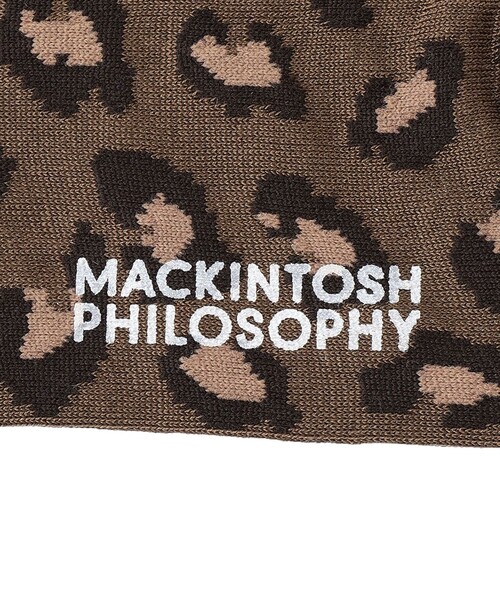 MACKINTOSH PHILOSOPHY(マッキントッシュ フィロソフィー)の「【WEB&一部店舗限定】レオパード柄ソックス(ソックス/靴下・レディース・ブラウン/ベージュ・FREE)」の6枚目の写真