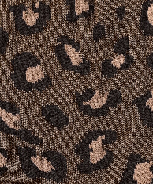 MACKINTOSH PHILOSOPHY(マッキントッシュ フィロソフィー)の「【WEB&一部店舗限定】レオパード柄ソックス(ソックス/靴下・レディース・ブラウン/ベージュ・FREE)」の7枚目の写真