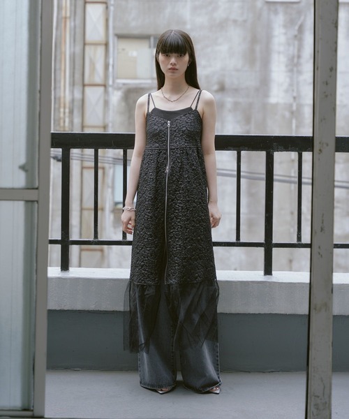 RAY CASSIN（レイカズン）の「ジャガードジップフレアワンピース