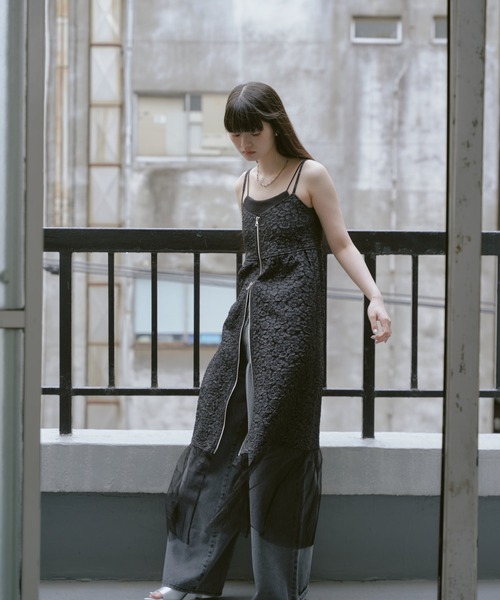 RAY CASSIN（レイカズン）の「ジャガードジップフレアワンピース