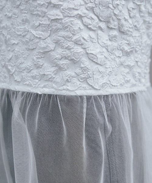 RAY CASSIN（レイカズン）の「ジャガードジップフレアワンピース（ワンピース・レディース・ブラック/ブルー/ホワイト・FREE）」の18枚目の写真