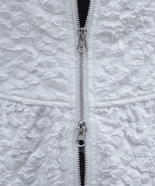 RAY CASSIN（レイカズン）の「ジャガードジップフレアワンピース（ワンピース・レディース・ブラック/ブルー/ホワイト・FREE）」の19枚目の写真