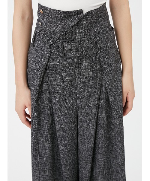 FRAY I.D（フレイアイディー）の「2wayスーパーハイウエストパンツ【WEB限定00サイズあり】（スラックス・レディース・その他/グレー/ホワイト・1/0/00）」の17枚目の写真