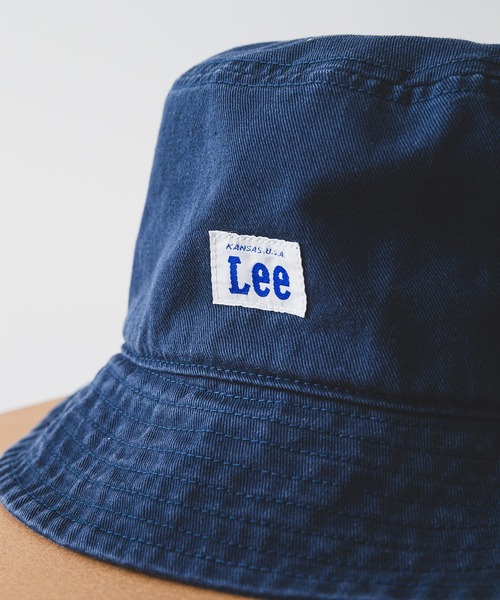 Lee（リー）の「【Lee/リー】コットンツイルバケットハット 100176311（ハット・メンズ・ネイビー/ブラック/ベージュ/ライトグレー/ホワイト・FREE）」の5枚目の写真