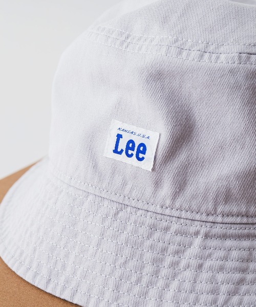 Lee（リー）の「【Lee/リー】コットンツイルバケットハット 100176311（ハット・メンズ・ネイビー/ブラック/ベージュ/ライトグレー/ホワイト・FREE）」の2枚目の写真