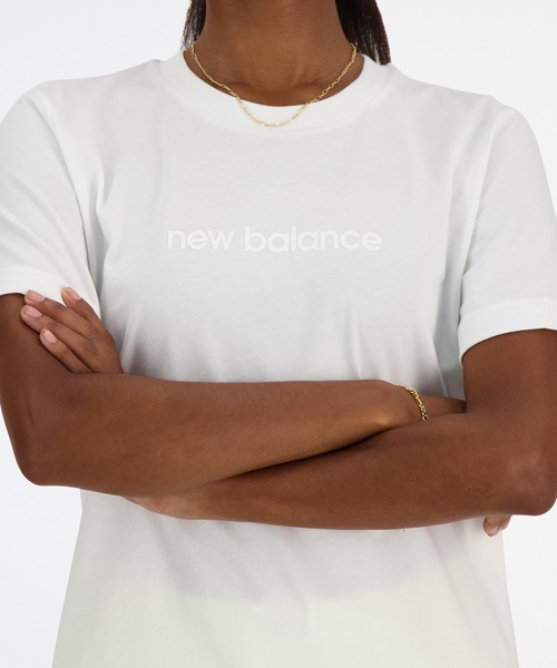 NEW BALANCE(ニューバランス)の「Shifted スリーブTシャツ(Tシャツ/カットソー・レディース・ホワイト/ライトイエロー/ブラック・SMALL/MEDIUM/LARGE/X-LARGE)」の11枚目の写真