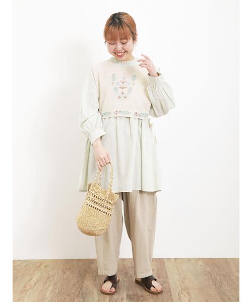 Samansa Mos2（サマンサ モスモス）の「メタリックトートバッグ（ハンドバッグ・レディース・シルバー/ゴールド・F）」の7枚目の写真