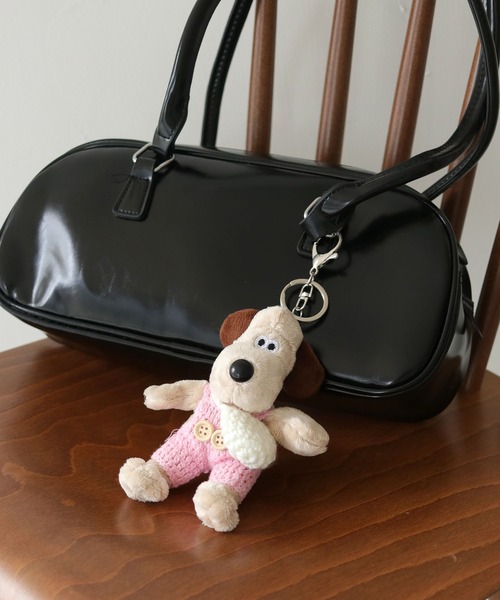 nomnom（ノムノム）の「【nomnom】サスペンダーぬいぐるみキーホルダー（キーホルダー・レディース・アイボリー/ピンク/ブルー・FREE）」の3枚目の写真