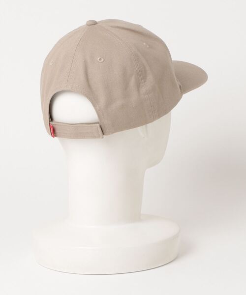 EDWIN(エドウィン)の「EDWIN ツイルロゴ刺繍ウォッシュCAP(キャップ・メンズ・オリーブ/ブラック/ベージュ・FREE)」の4枚目の写真