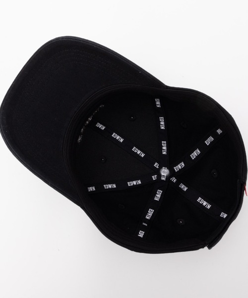 EDWIN(エドウィン)の「EDWIN ツイルロゴ刺繍ウォッシュCAP(キャップ・メンズ・オリーブ/ブラック/ベージュ・FREE)」の9枚目の写真