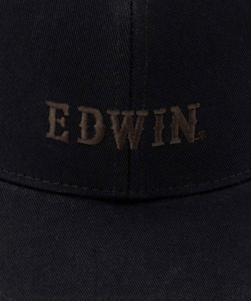 EDWIN(エドウィン)の「EDWIN ツイルロゴ刺繍ウォッシュCAP(キャップ・メンズ・オリーブ/ブラック/ベージュ・FREE)」の13枚目の写真