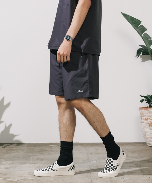 NANGA（ナンガ）の「NANGA/ナンガ DotAirCOMFY SHORTS ショーツ 2026年春夏　再入荷（その他パンツ・メンズ・ブラック/マスタード/ブラウン/ブルー/プラム/ブラック系/グリーン/ネイビー・M/L/XL）」の2枚目の写真