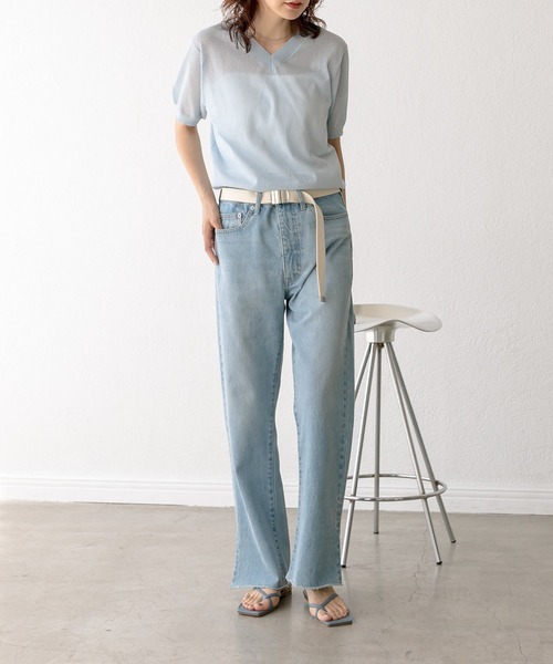 RIVE DROITE（リヴドロワ）の「クロストングサンダル（サンダル・レディース・ブラック/ブルー/キャメル・37/38）」の6枚目の写真