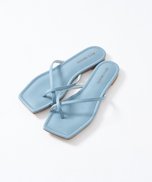 RIVE DROITE（リヴドロワ）の「クロストングサンダル（サンダル・レディース・ブラック/ブルー/キャメル・37/38）」の5枚目の写真