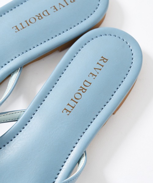 RIVE DROITE（リヴドロワ）の「クロストングサンダル（サンダル・レディース・ブラック/ブルー/キャメル・37/38）」の21枚目の写真