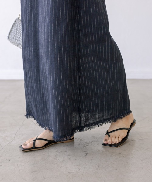 RIVE DROITE（リヴドロワ）の「クロストングサンダル（サンダル・レディース・ブラック/ブルー/キャメル・37/38）」の18枚目の写真