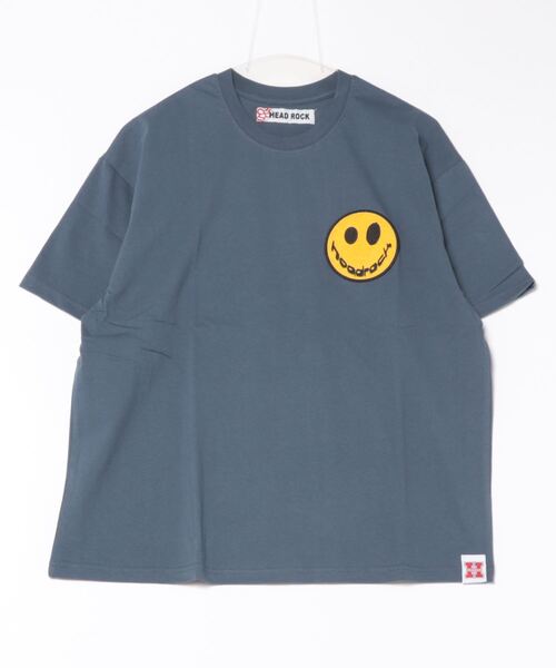 HEAD ROCK(ヘッドロック)の「HEADROCK/ヘッドロック 半袖オーバーサイズTシャツ(大人)(Tシャツ/カットソー・メンズ・スミクロ/オートミール/ネイビー・165/175/185)」の3枚目の写真