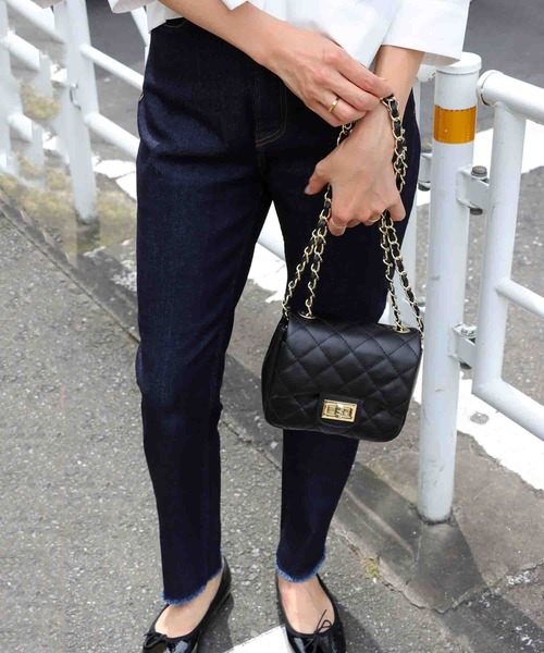 Healthy denim(ヘルシーデニム)の「ハイライズテーパードパンツ H.Salt Highrise【Healthy Denim/ヘルシーデニム】(デニムパンツ・レディース・ブルー/インディゴブルー・22/23/24/21)」の5枚目の写真