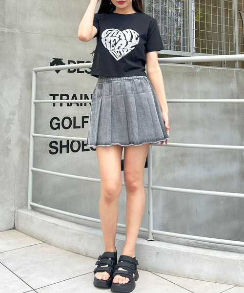 INGNI(イング)の「デニムプリーツスカート(スカート・レディース・ライトグレー/ブルー系その他3・FREE)」の14枚目の写真